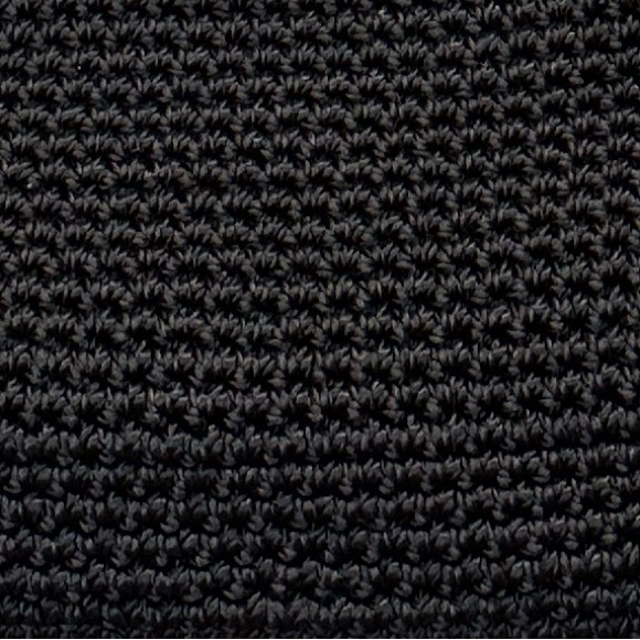 🌟HP🌟NWOT Lina Crocheted Black Baguette Double Handle Bag - Picture 16 of 16